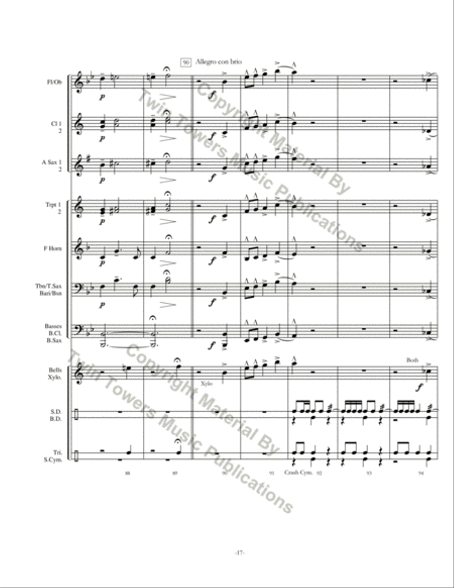 Rondo Concert Band scores gallery preview page 18