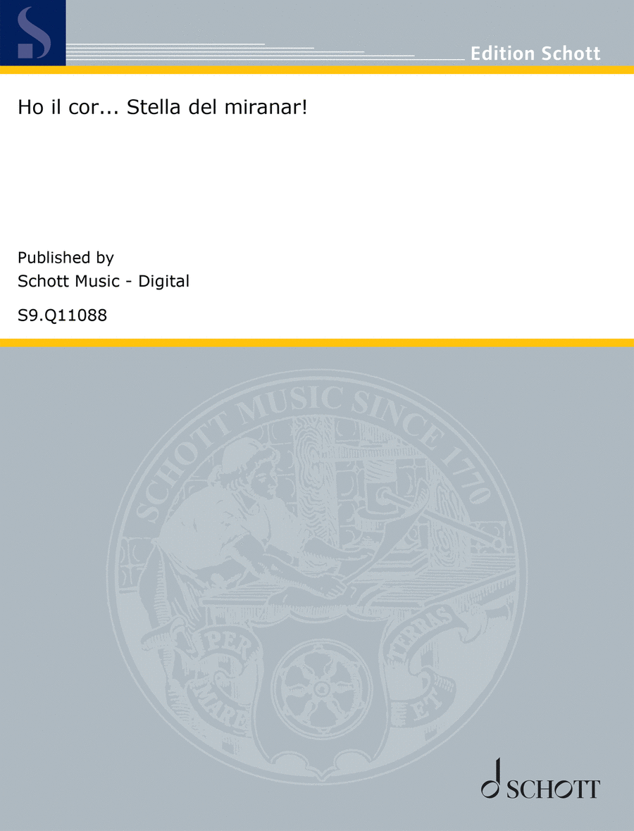 Ho il cor... Stella del miranar! Mezzo-Soprano Voice scores gallery preview page 1