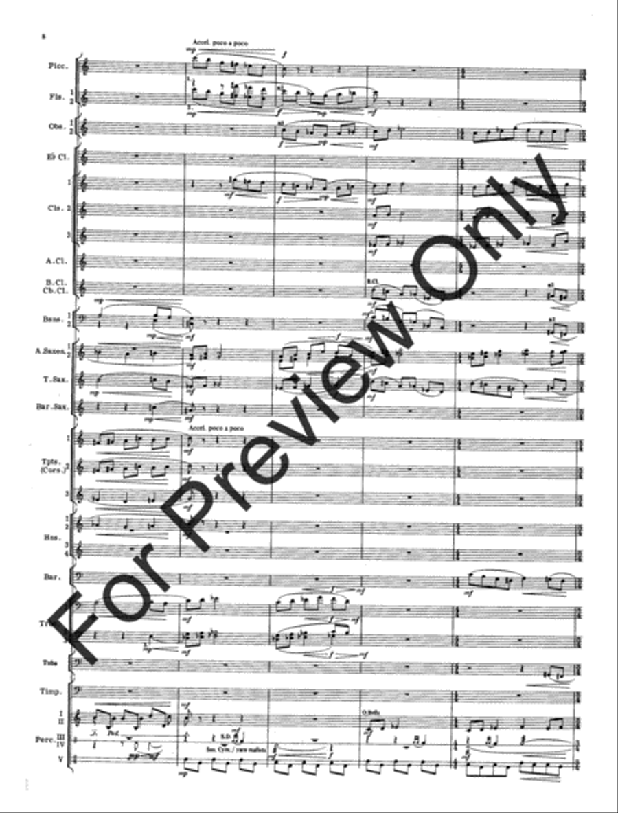 Cantique and Festival (Score) Concert Band scores gallery preview page 11