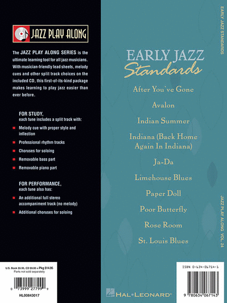 Early Jazz Standards image number null