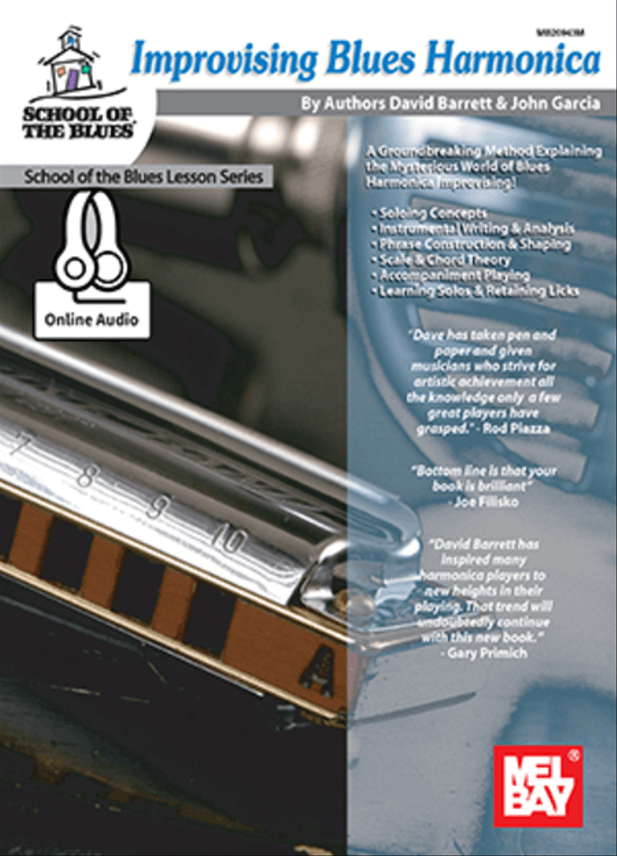 Improvising Blues Harmonica Harmonica scores gallery preview page 1