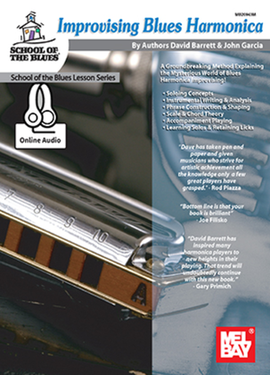 Book cover for Improvising Blues Harmonica