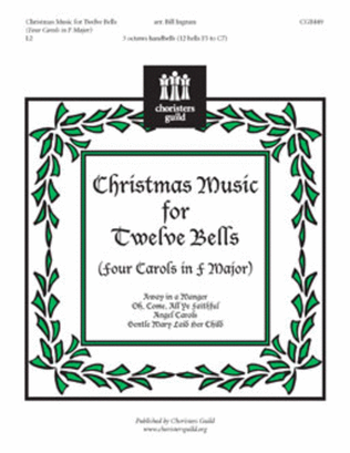 Book cover for Christmas Music for Twelve Bells (Four Carols in F Major)