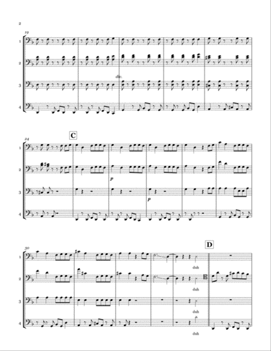 Bad Guy Bad Guy Cello scores gallery preview page 2