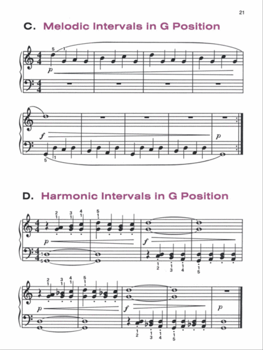 Alfred's Basic Piano Course Technic, Level 1A Piano Method scores gallery preview page 5
