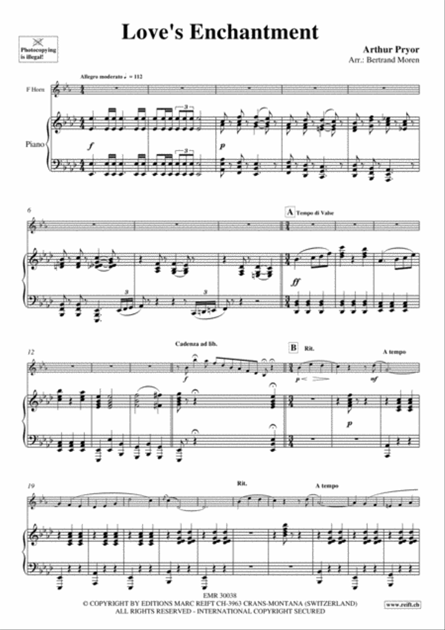 Love's Enchantment Love's Enchantment Horn scores gallery preview page 5
