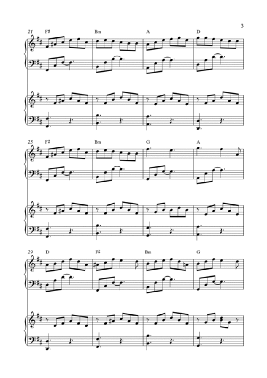 Snowman Snowman Easy Piano scores gallery preview page 3