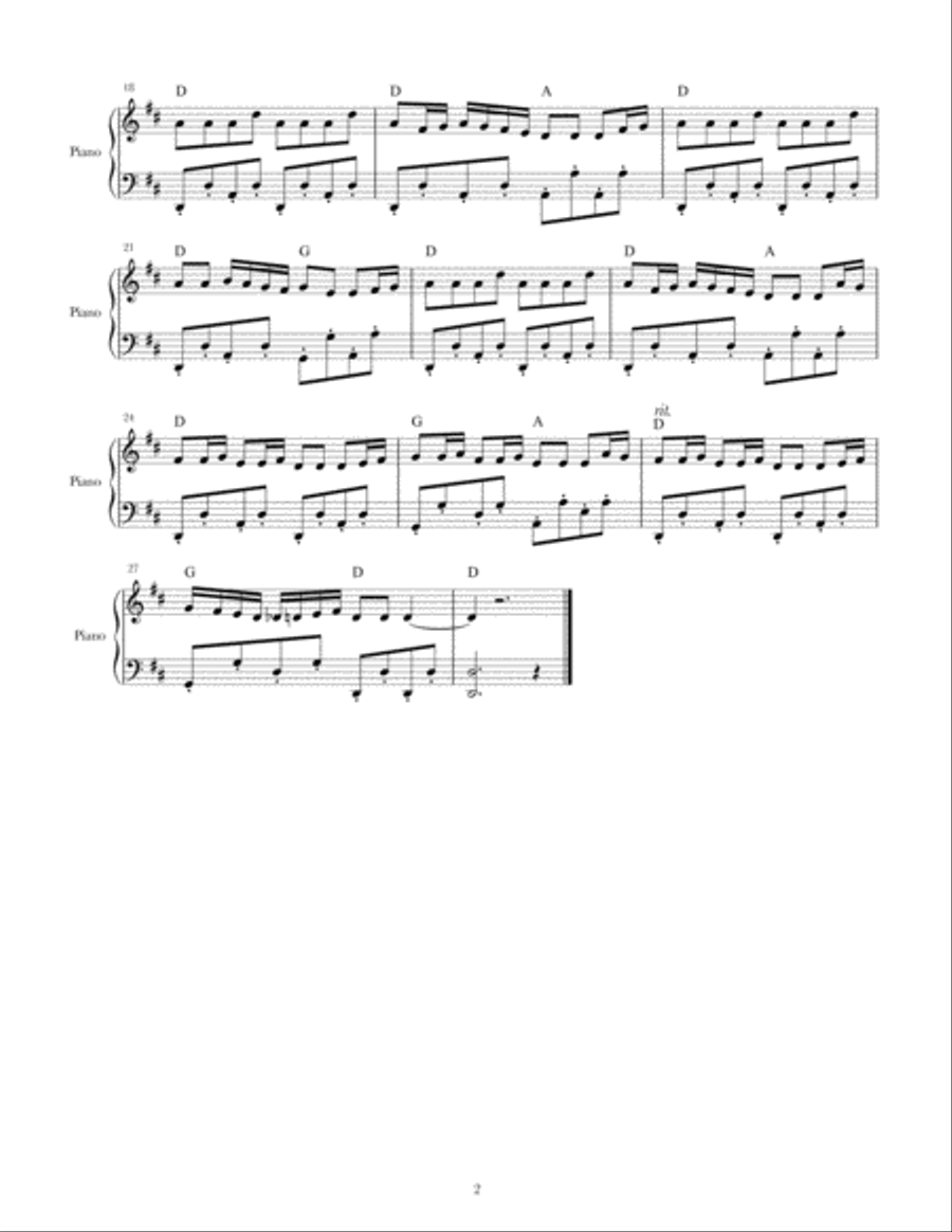 Kamalasanam Piano Solo scores gallery preview page 2