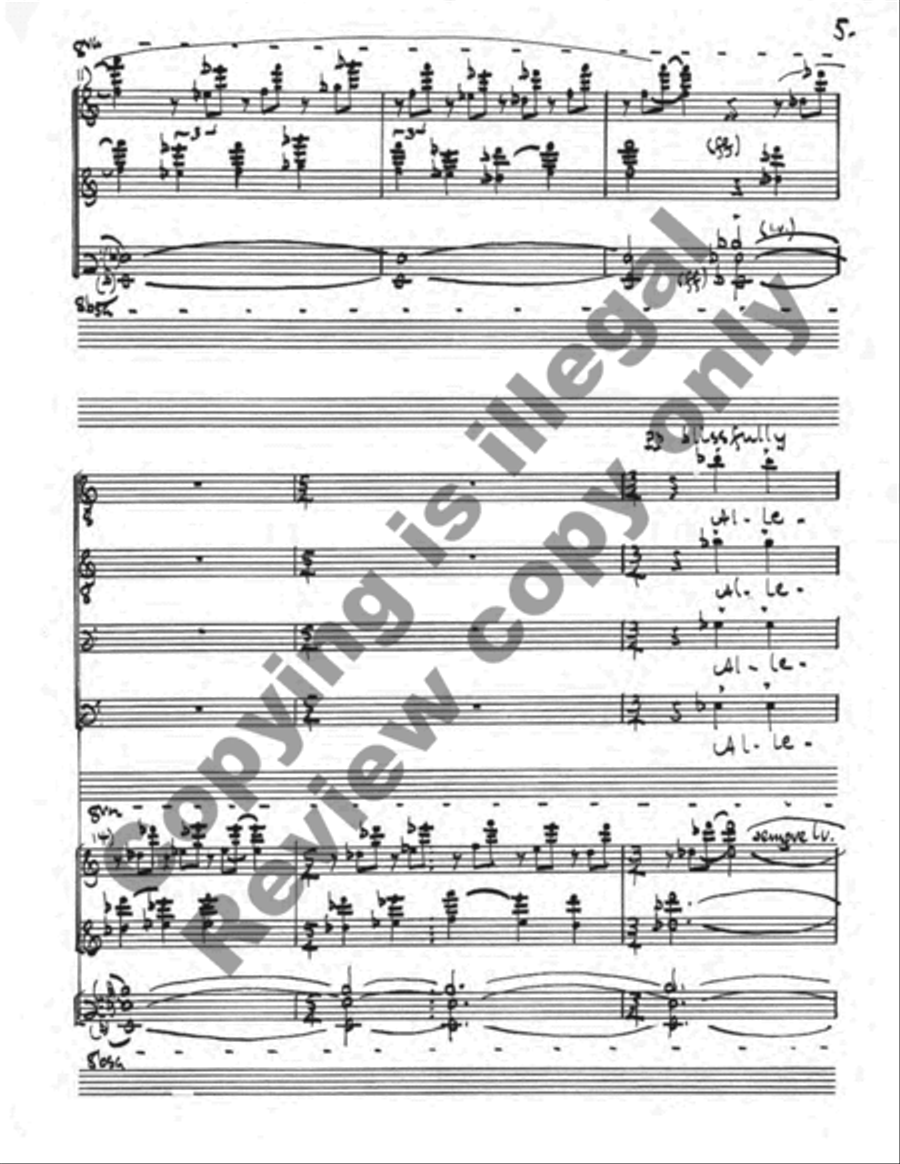 The Midnight Clear TTBB scores gallery preview page 25