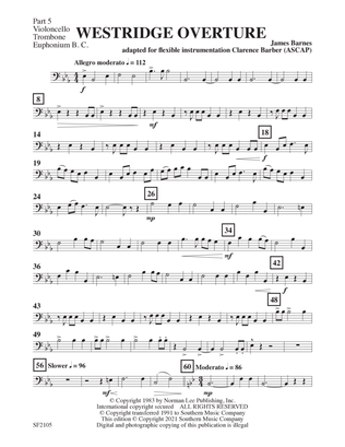 Westridge Overture - Tromb-Euph-Bassoon-Cello 5