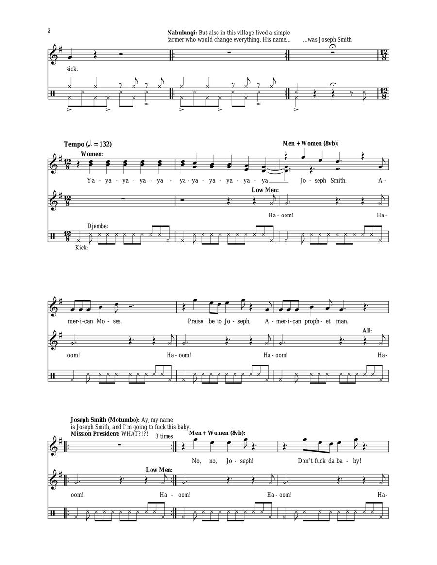 Joseph Smith American Moses Voice scores gallery preview page 2