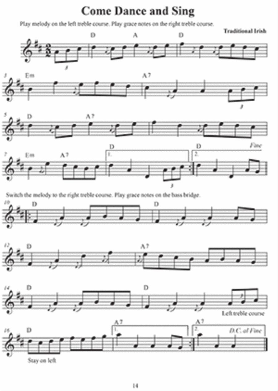 Dances and Songs to Play and Sing for Hammered Dulcimer Hammered Dulcimer scores gallery preview page 2