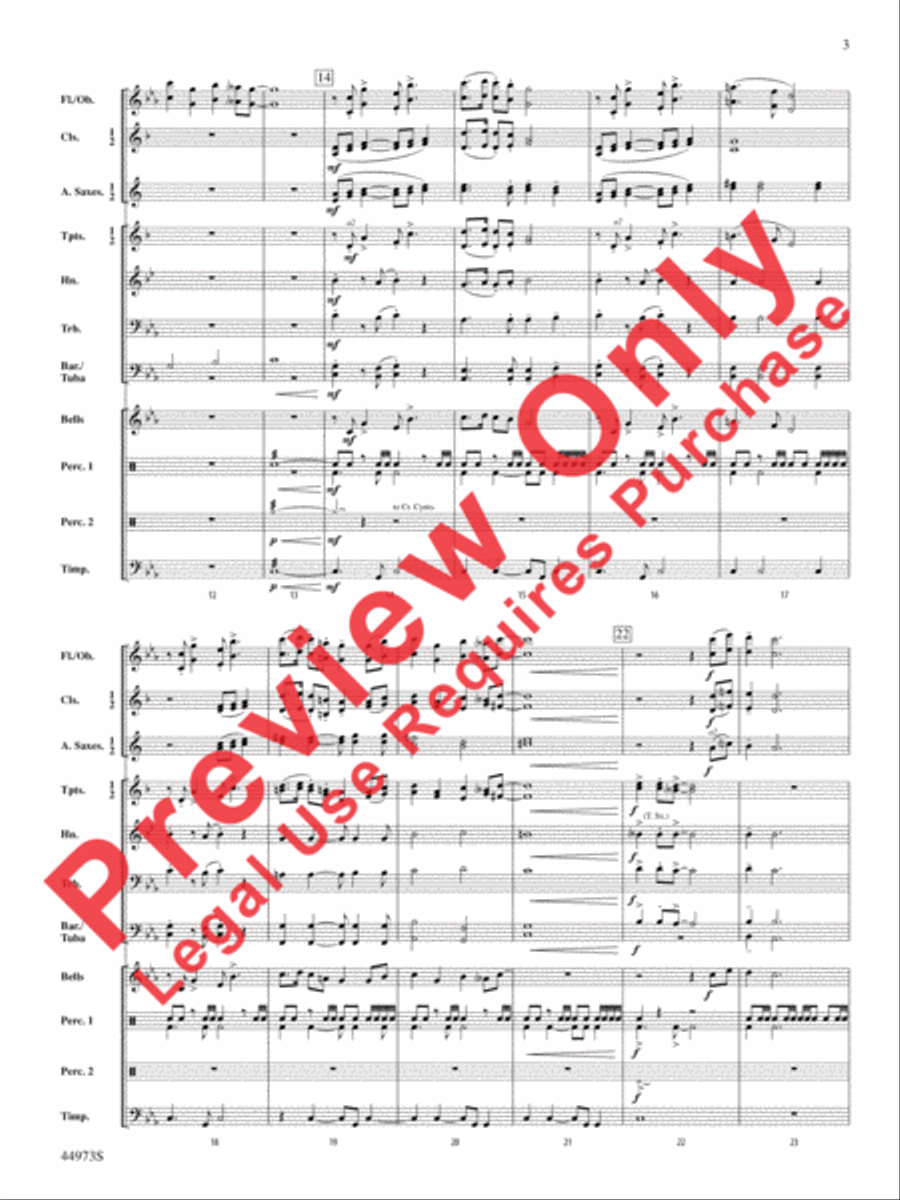 Wings of Apollo Concert Band scores gallery preview page 4