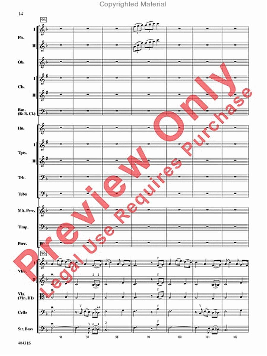 Leroy Anderson's Irish Suite, Part 2 (Themes from) Full Orchestra scores gallery preview page 15