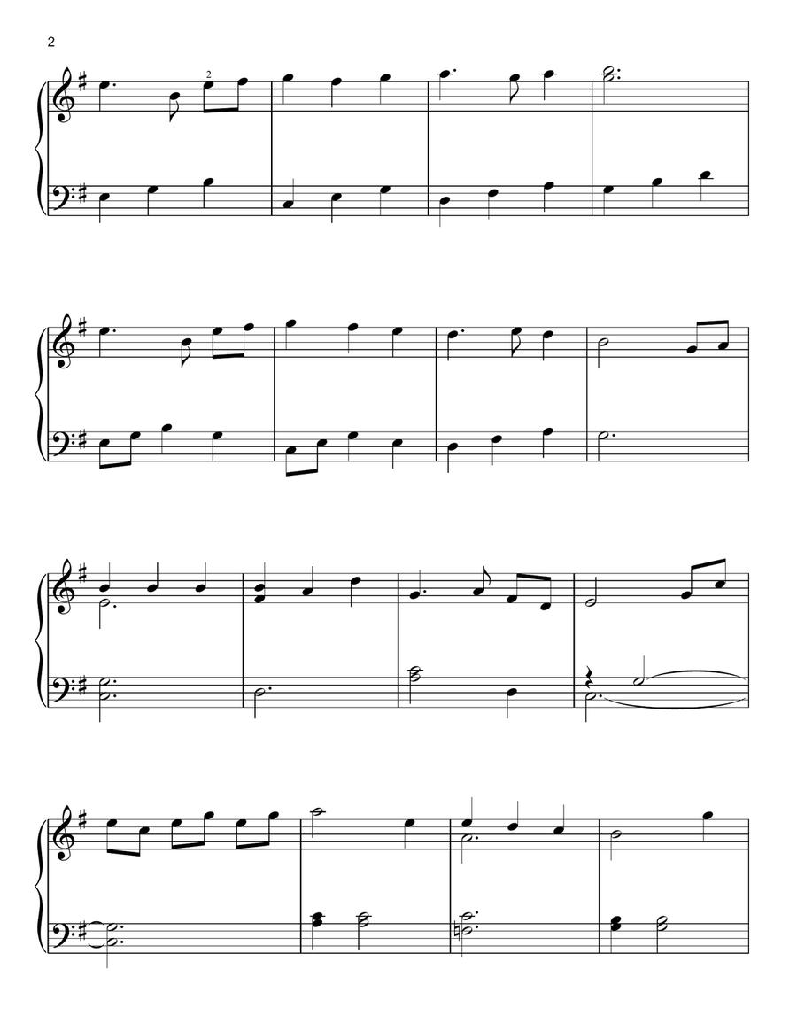 Zanarkand (from Final Fantasy X) Easy Piano scores gallery preview page 2