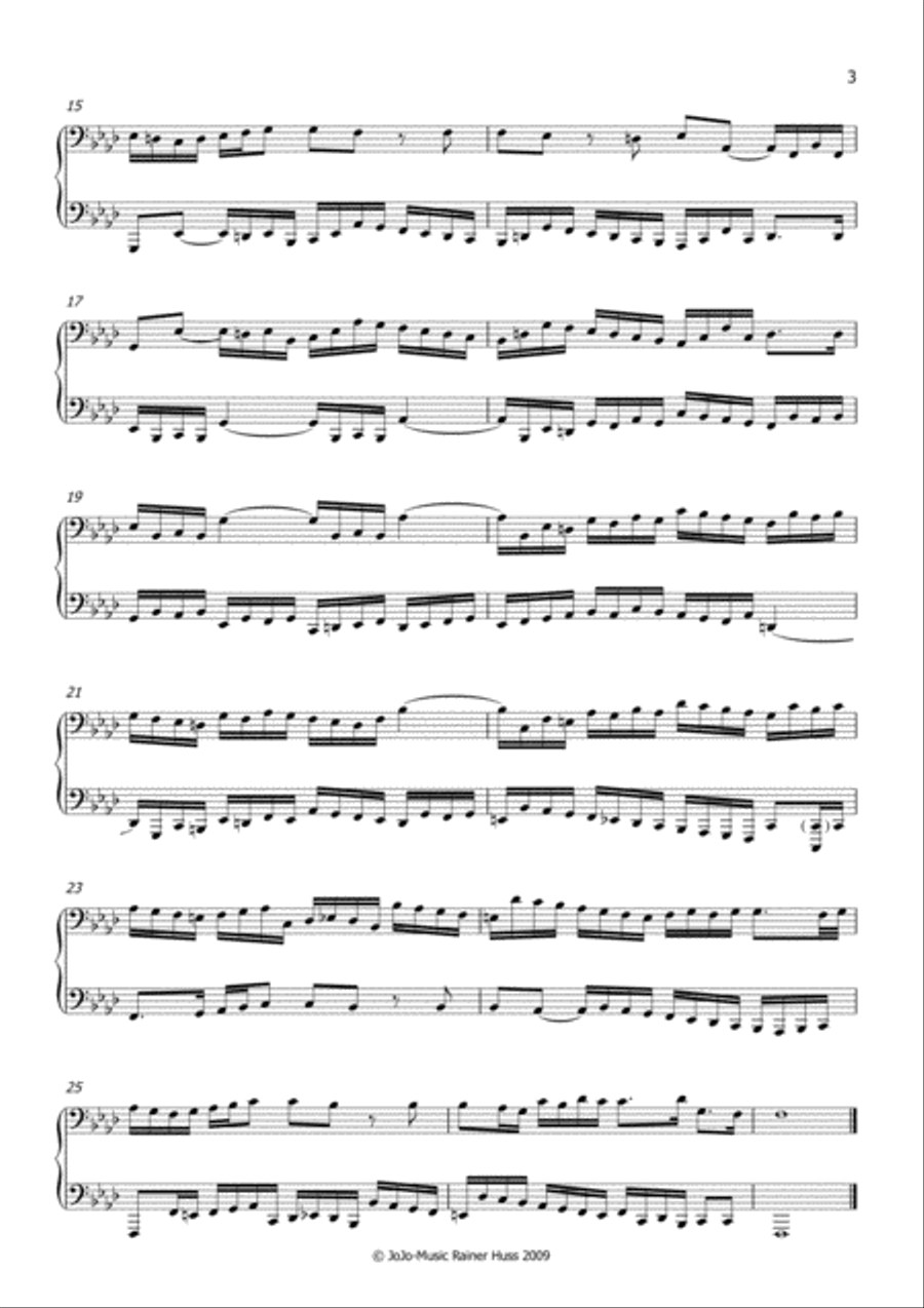 15 zweistimmige Inventionen Small Ensemble scores gallery preview page 4