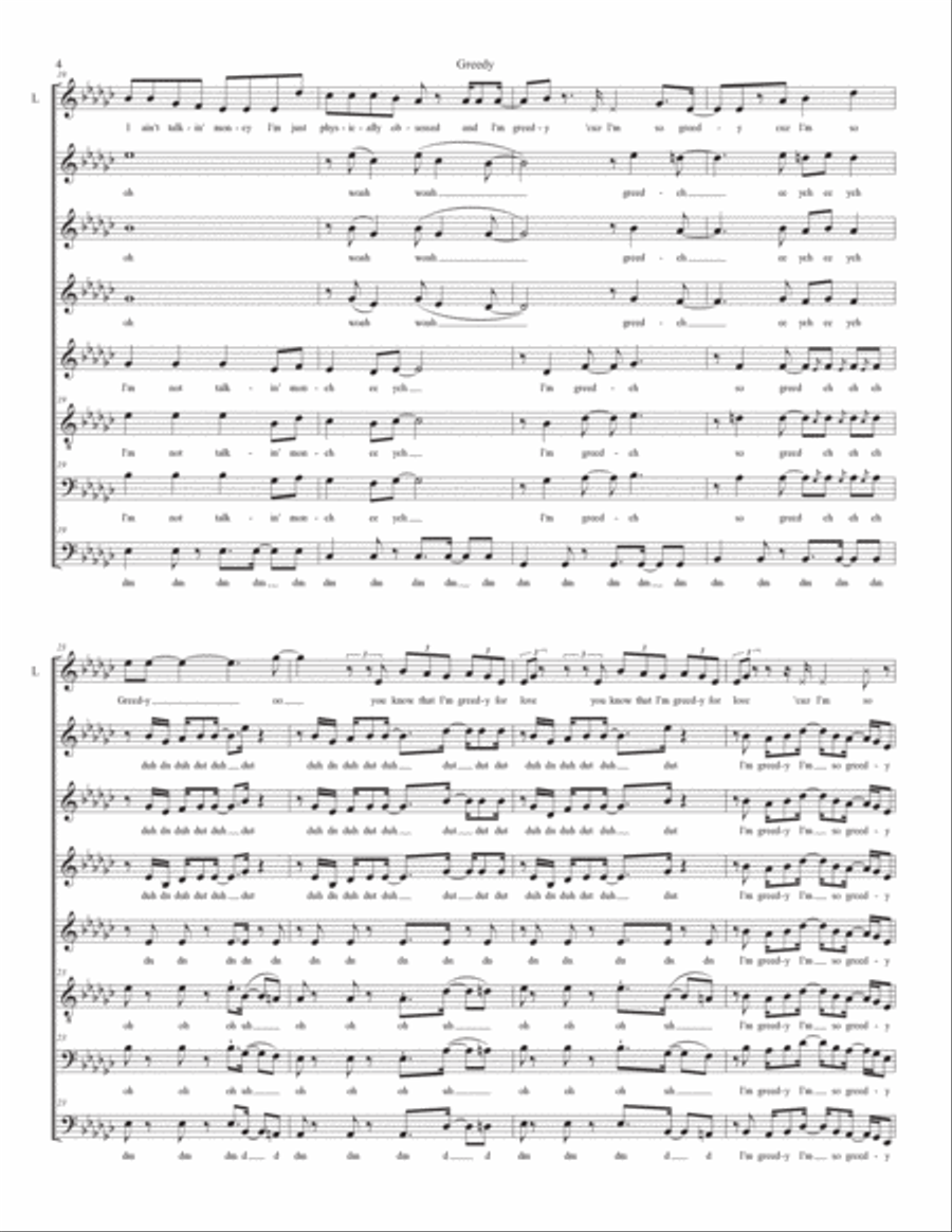 Greedy Divisi scores gallery preview page 4