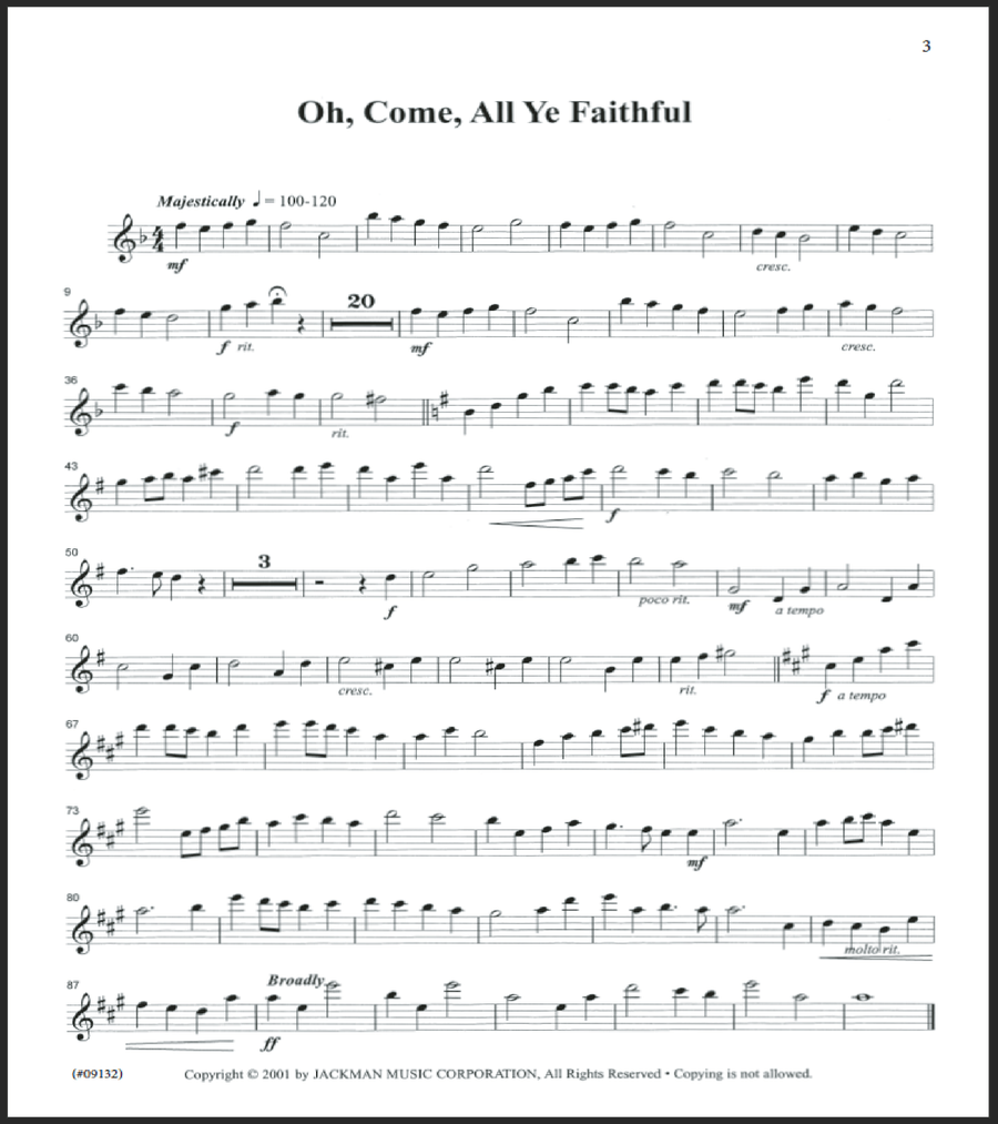 Hymnplicity Christmas - Book 1 Violin Parts 4-Part scores gallery preview page 2