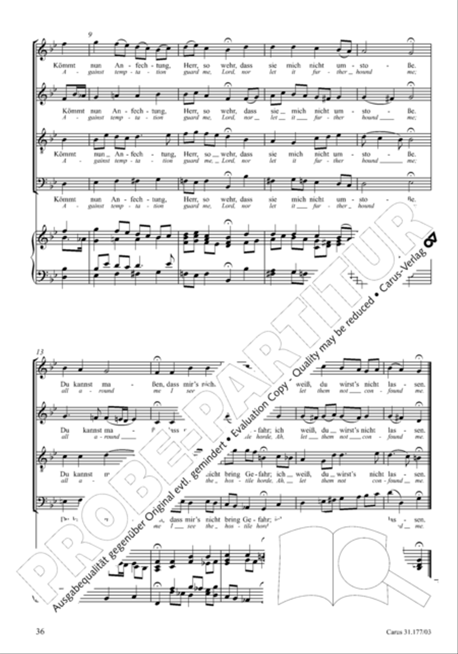 I cry to thee, Lord Jesus Christ (Ich ruf zu dir, Herr Jesu Christ) 4-Part scores gallery preview page 37