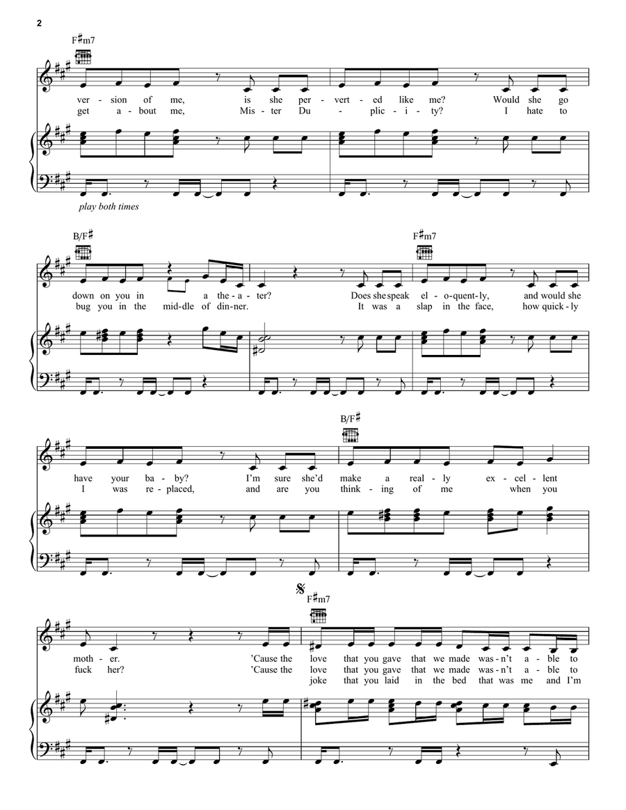 You Oughta Know You Oughta Know Acoustic Guitar scores gallery preview page 2
