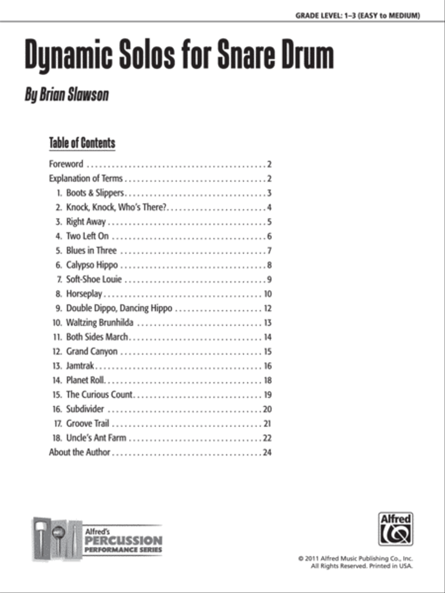 Dynamic Solos for Snare Drum Small Ensemble scores gallery preview page 2