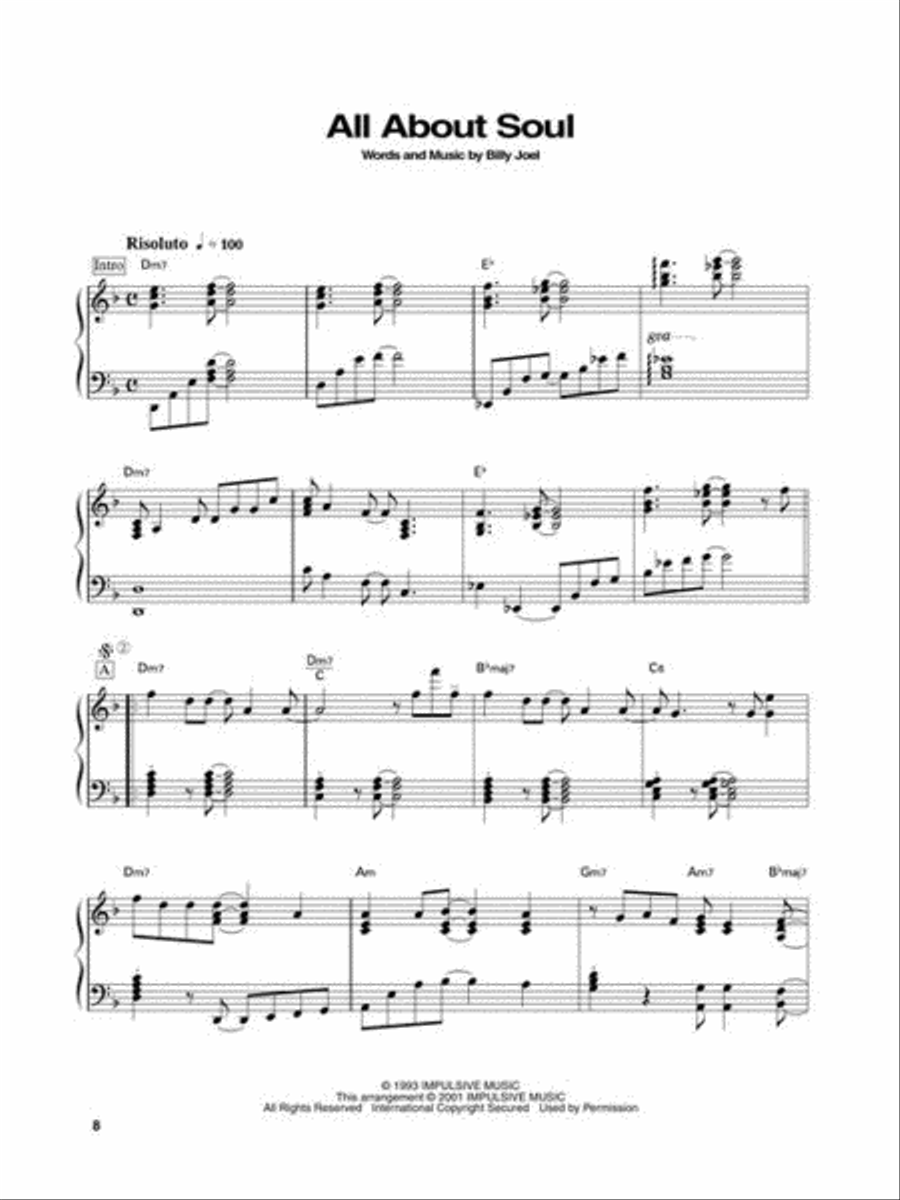 Best of Billy Joel - Piano Solos