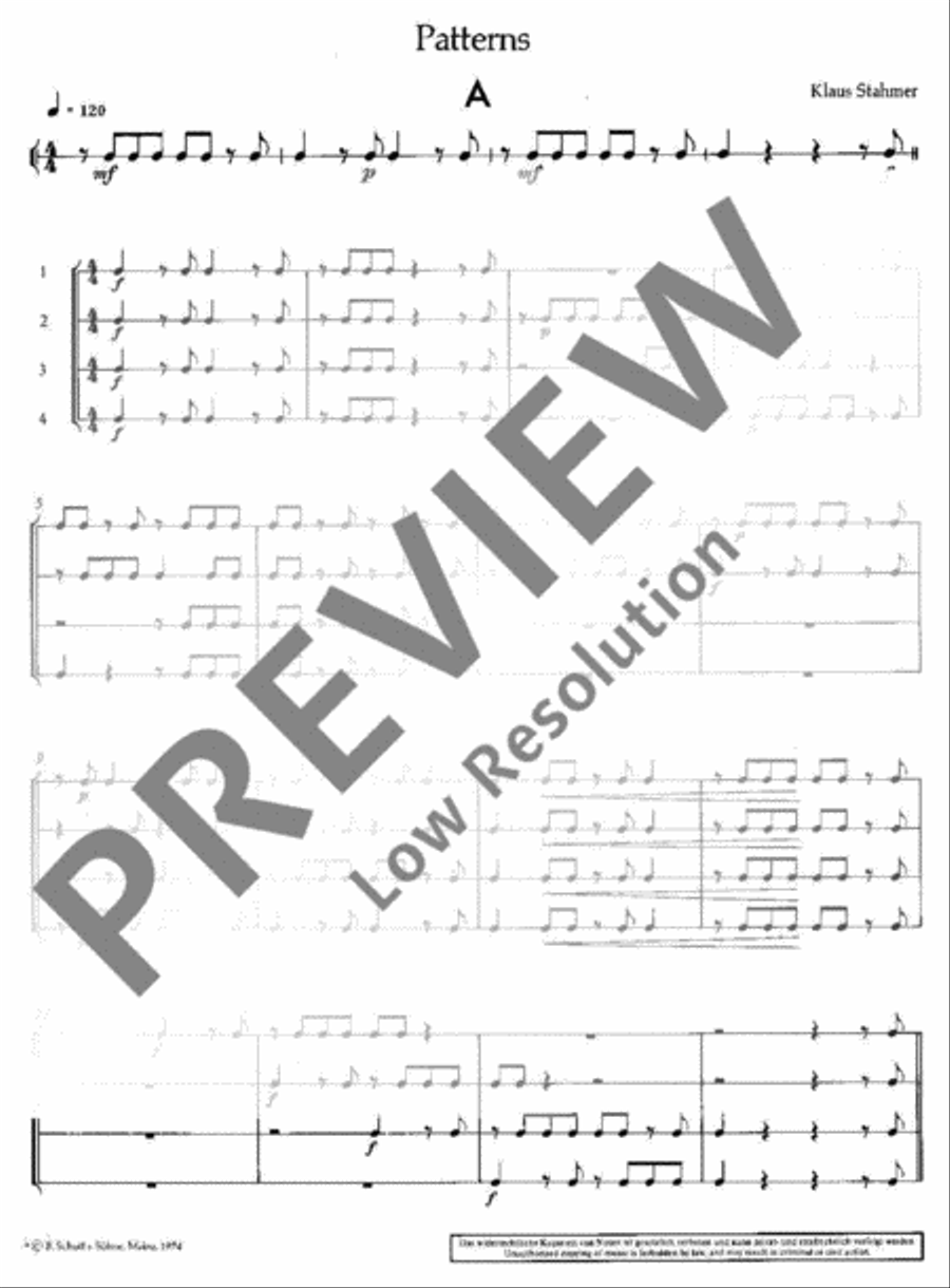 Patterns Patterns Percussion scores gallery preview page 8