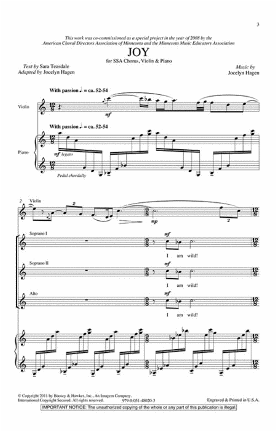 Joy SSA scores gallery preview page 2