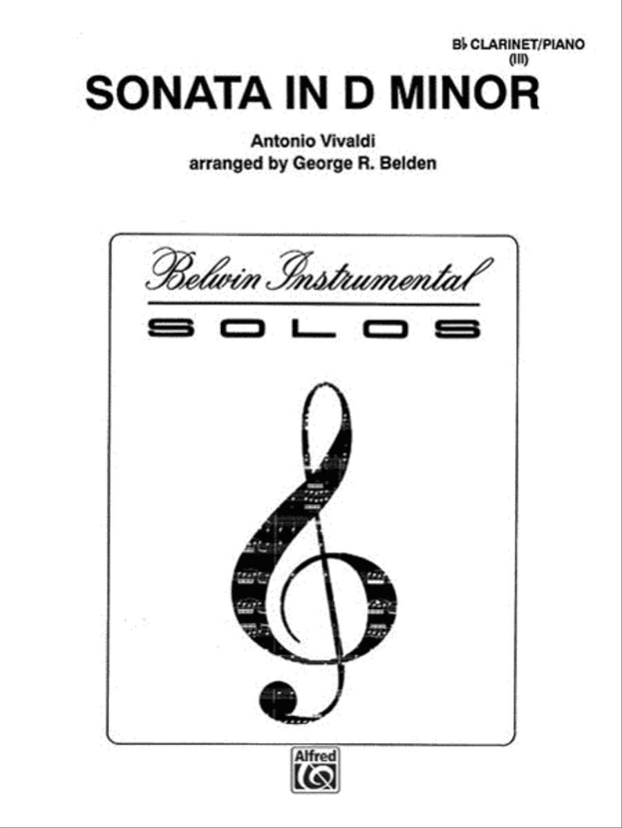 Sonata in D Minor Small Ensemble scores gallery preview page 1