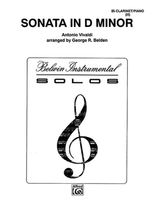 Book cover for Sonata in D Minor