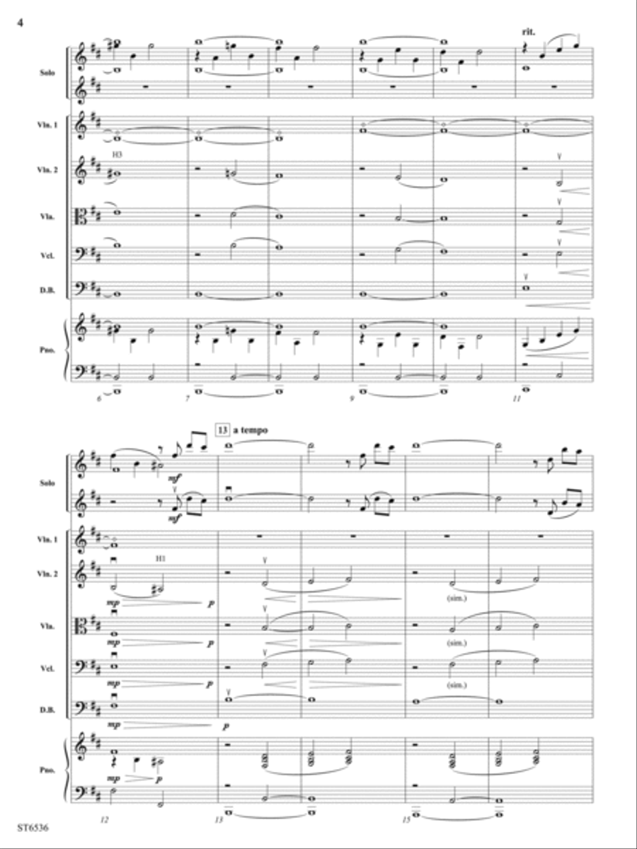 Air for Buenos Aires: Score String Orchestra scores gallery preview page 4
