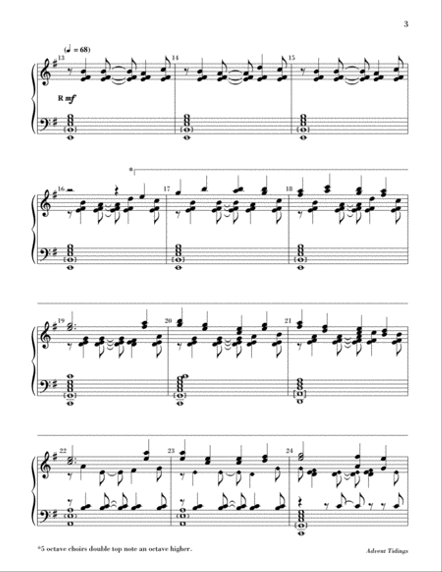 Advent Tidings 5-Octaves scores gallery preview page 3