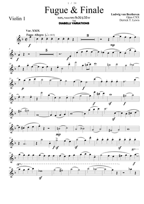 Fuga & Finale Beethoven Op.120 The Diabelli Variations