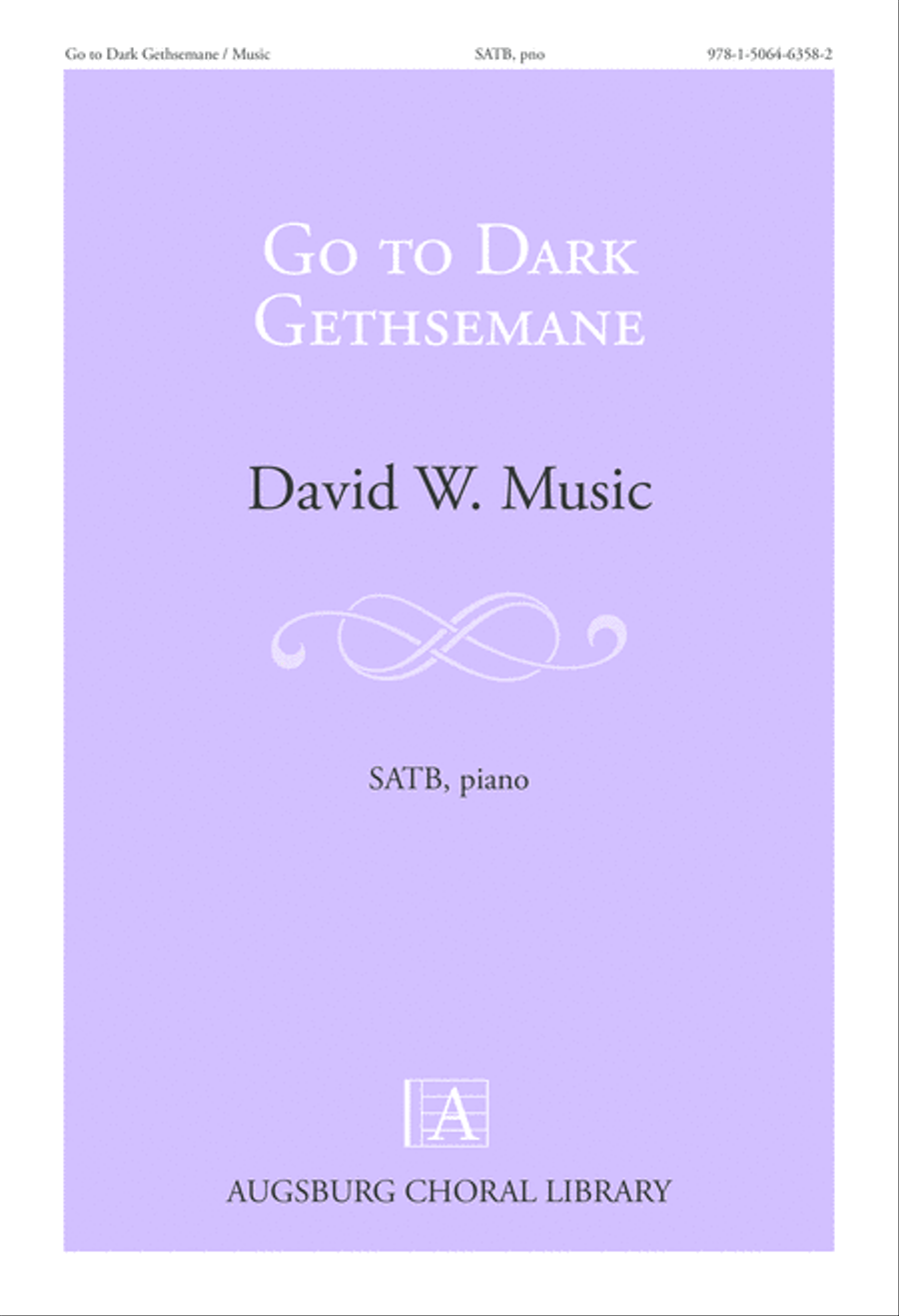 Go to Dark Gethsemane 4-Part scores gallery preview page 1