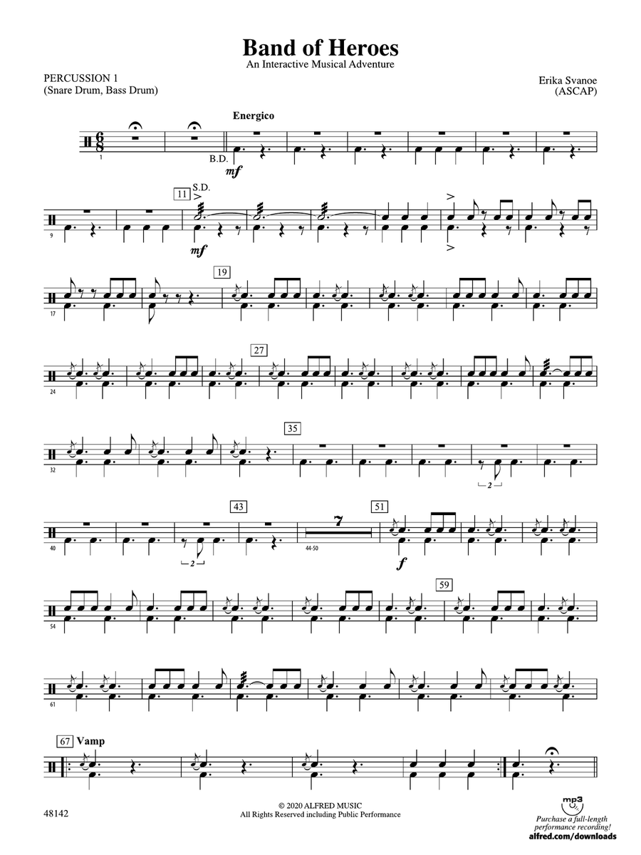 Band of Heroes: 1st Percussion