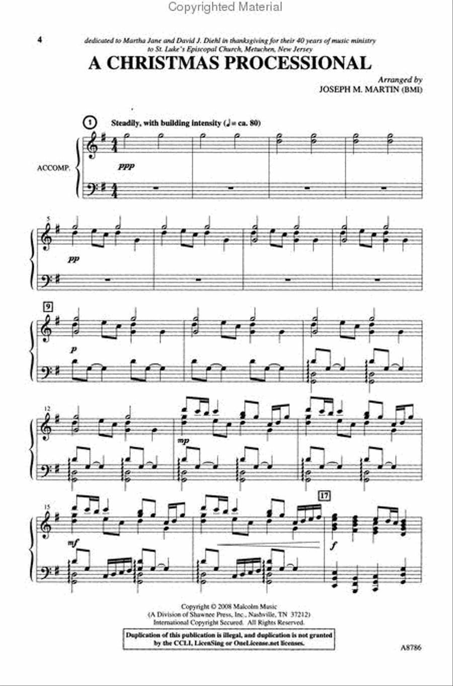 Festival of Carols Festival of Carols 4-Part scores gallery preview page 2