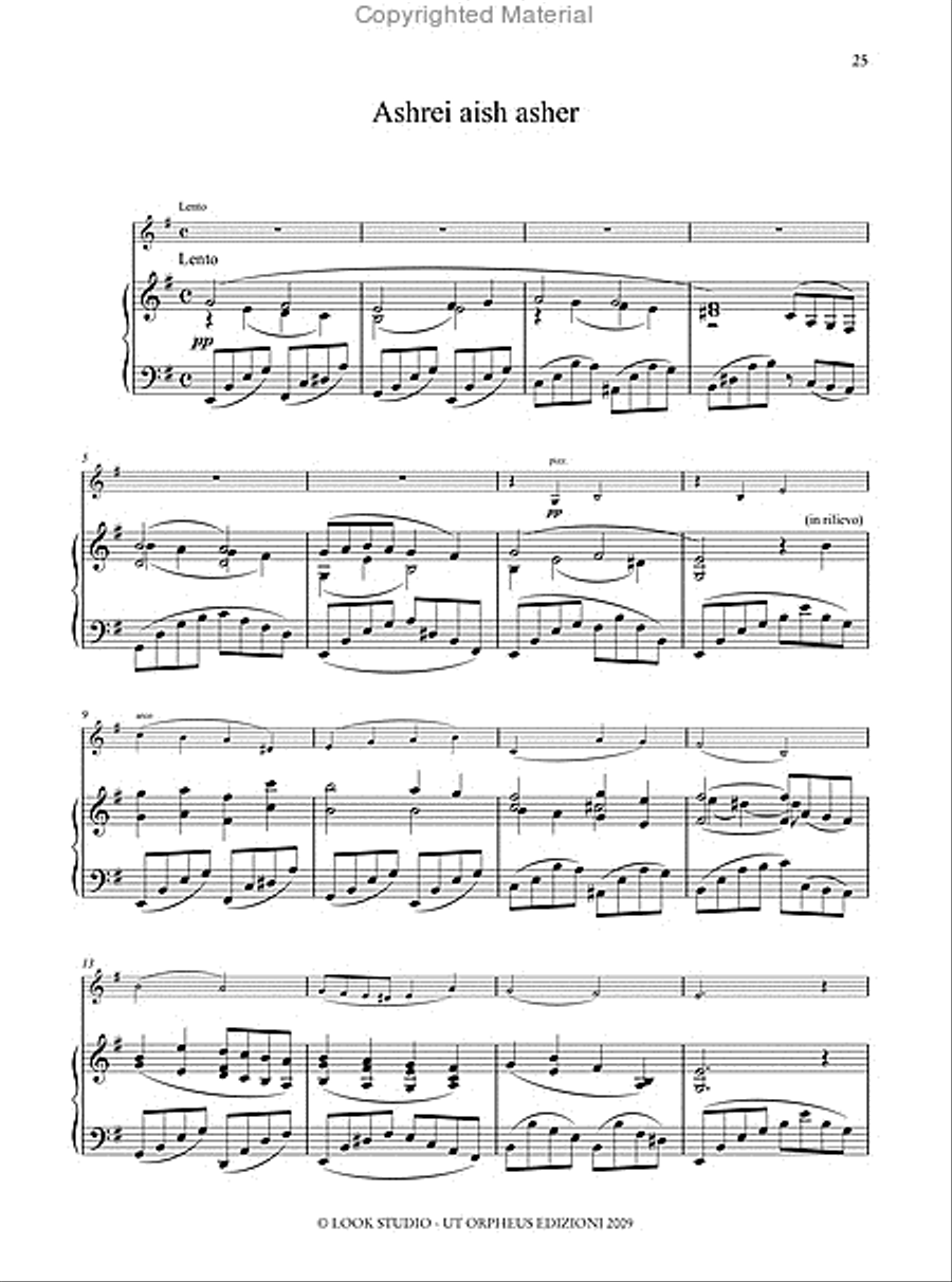 12 Jewish Songs for Violin and Piano (2006) Violin Solo scores gallery preview page 10