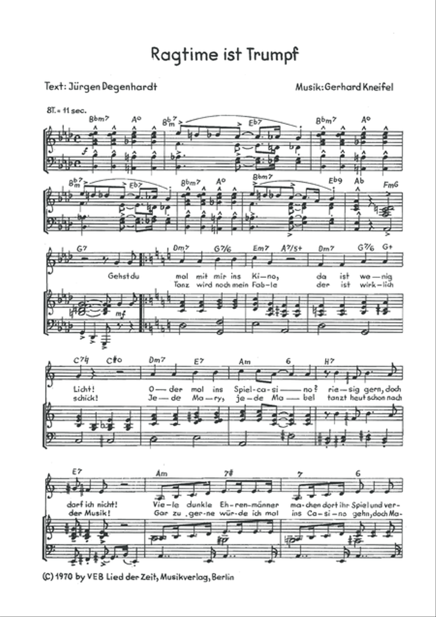 Ragtime ist Trumpf Voice scores gallery preview page 3