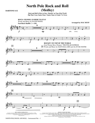 Book cover for North Pole Rock And Roll (Medley) - Baritone Sax