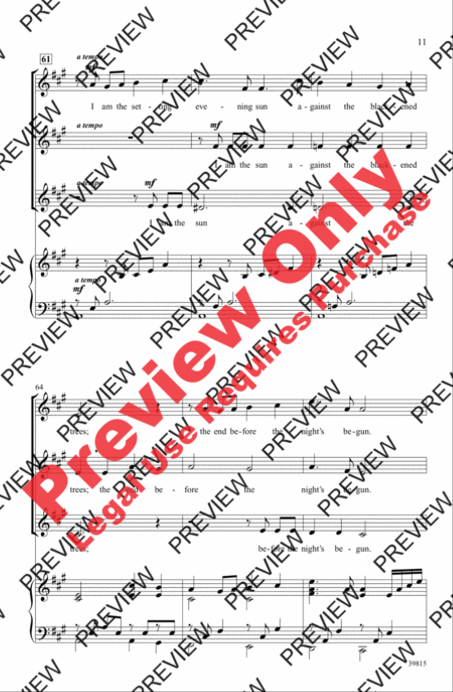 Beauty Women's Choir scores gallery preview page 11