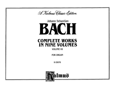 Complete Organ Works, Volume 7