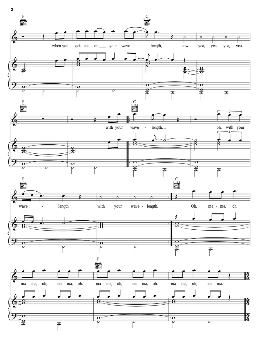Wavelength Acoustic Guitar scores gallery preview page 2