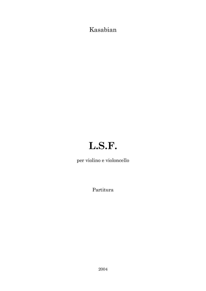 L.s.f. (lost Souls Forever)