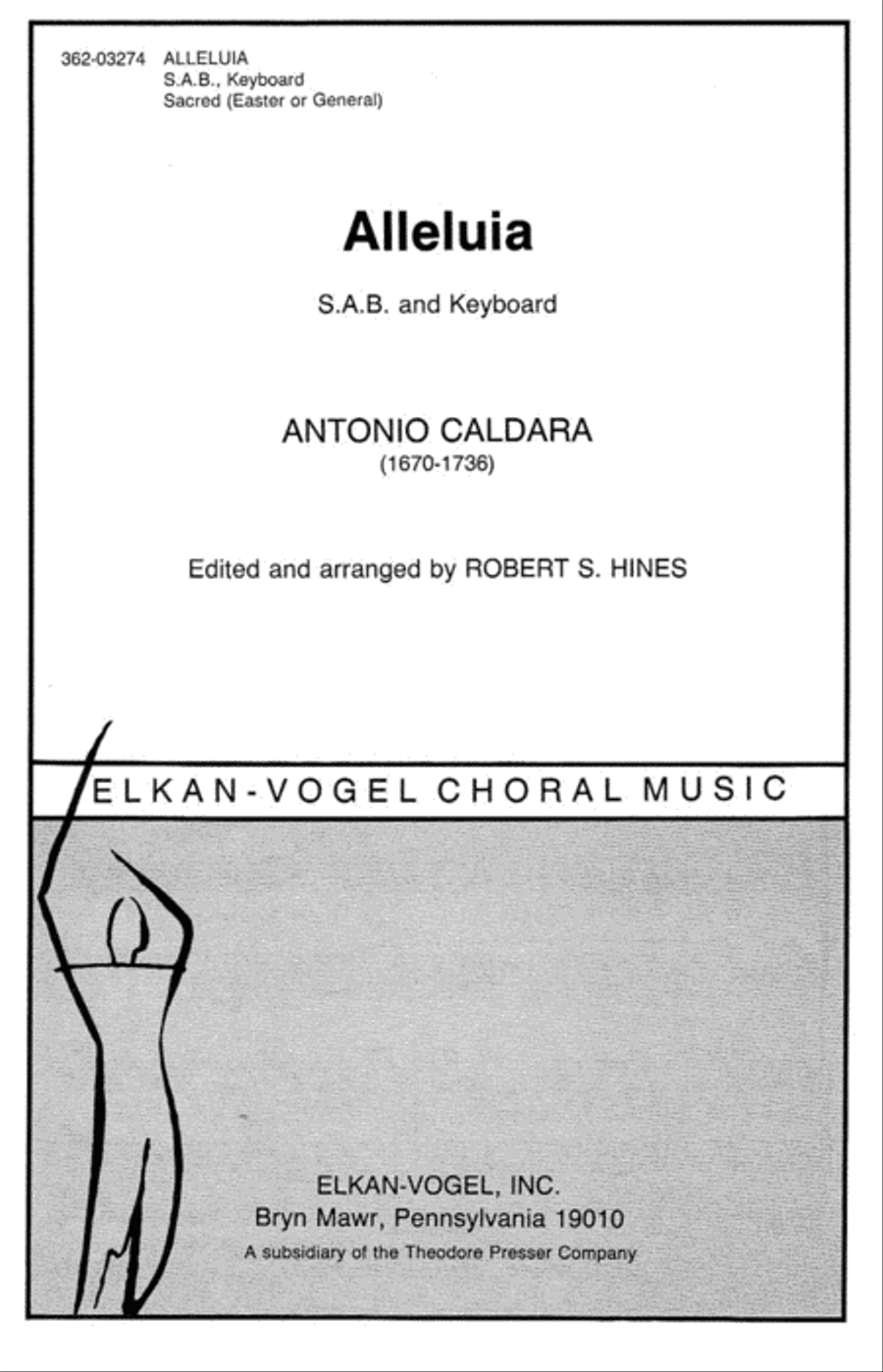 Alleluia Alleluia 3-Part scores gallery preview page 1