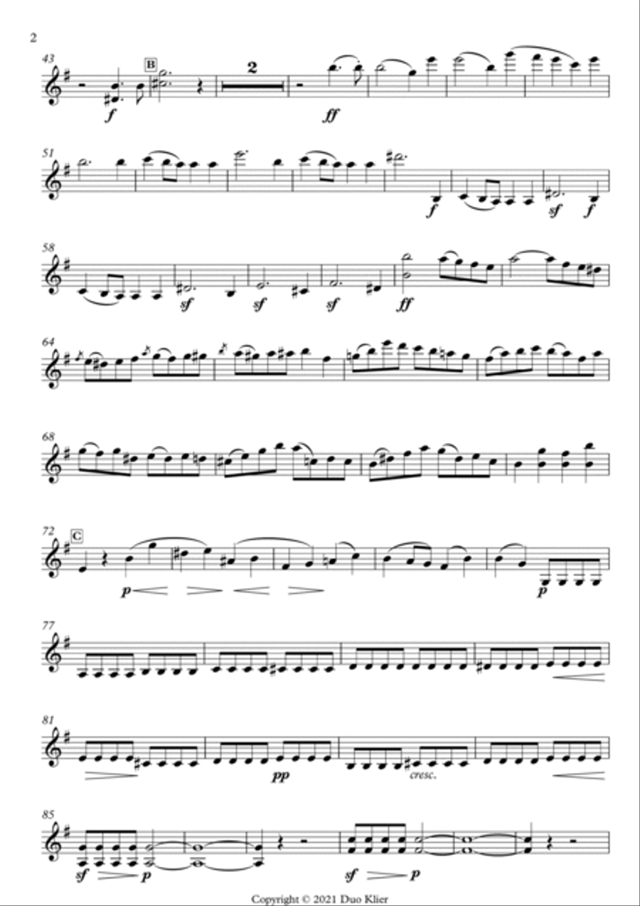 Mendelssohn - Violin Concerto in E minor Op. 64 (2nd violin accompaniment) Violin Solo scores gallery preview page 3