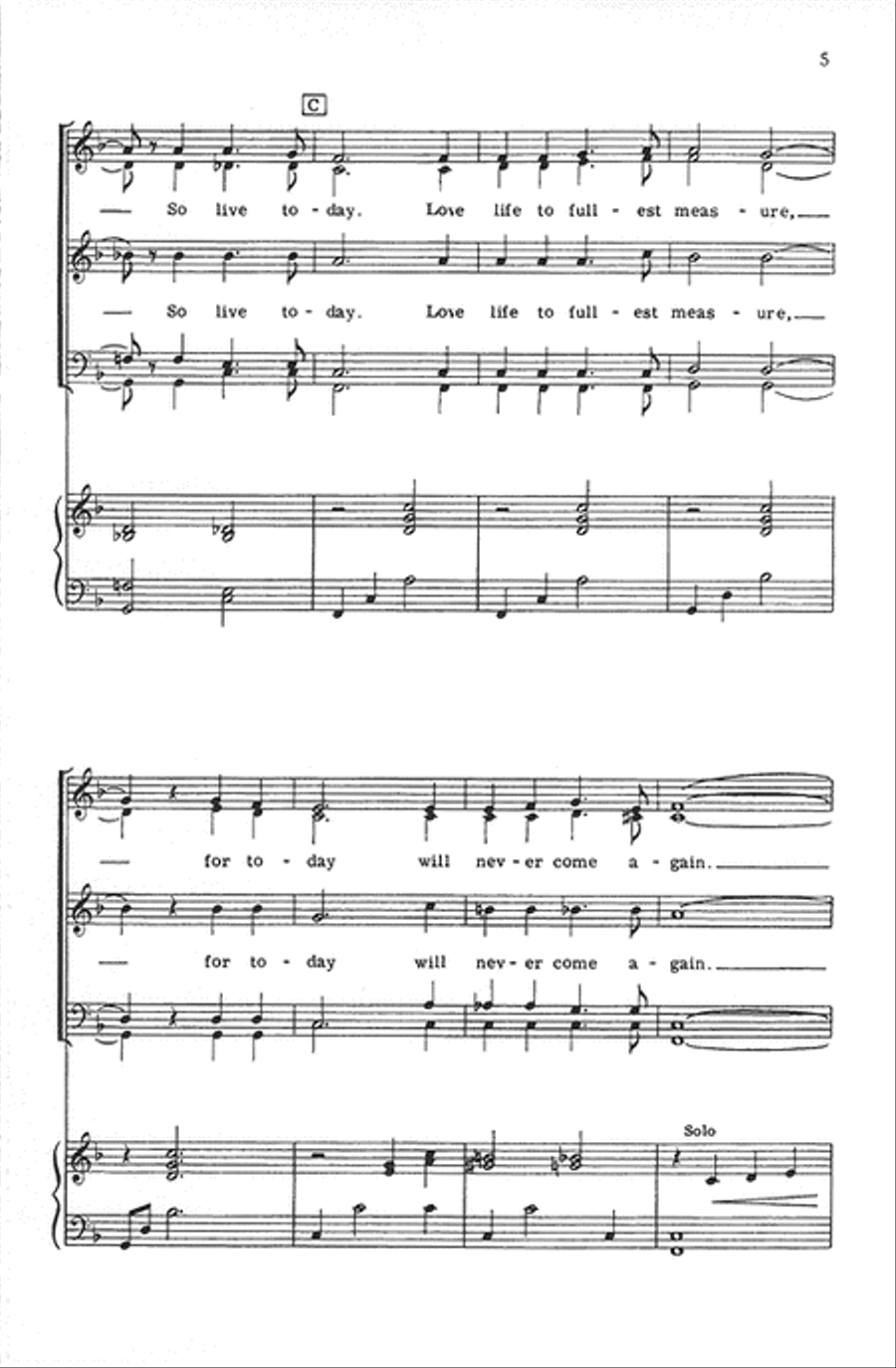 Life Is Now Life Is Now Divisi scores gallery preview page 5