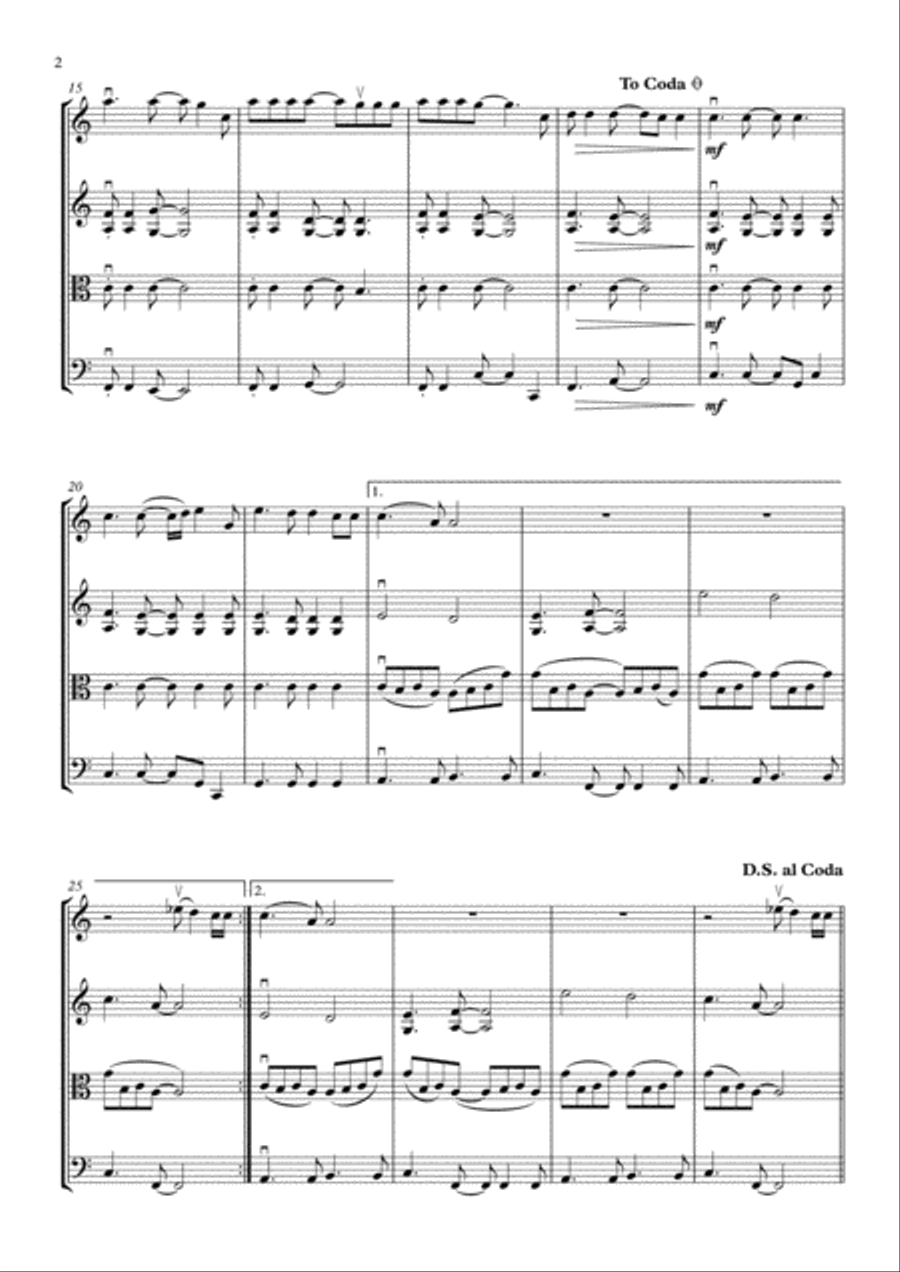 True Colors String Quartet scores gallery preview page 6