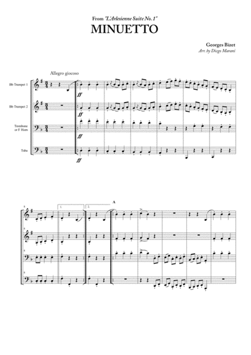 Minuetto from "L'Arlesienne Suite No. 1" for Brass Quartet image number null