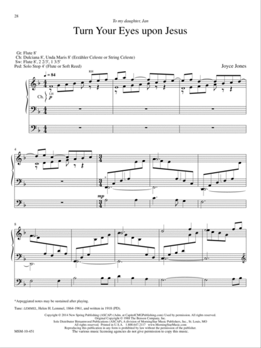 The Promised Land: Five Hymn Arrangements for Organ Organ Solo scores gallery preview page 11