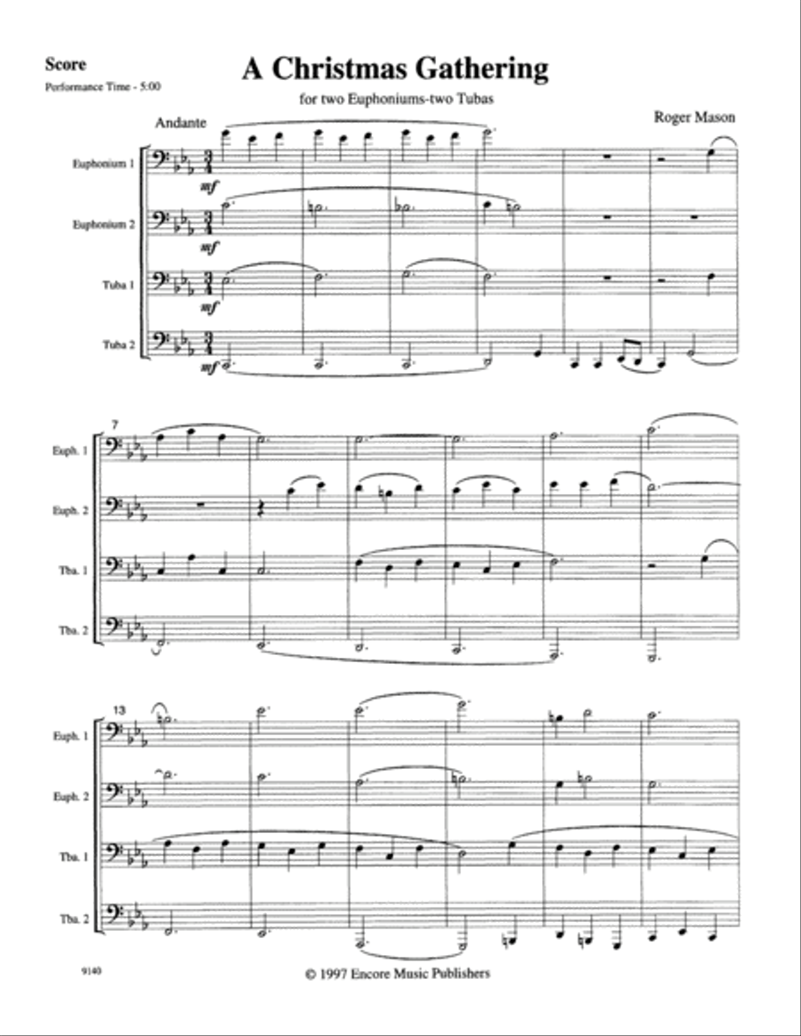 A Christmas Gathering EETT scores gallery preview page 2